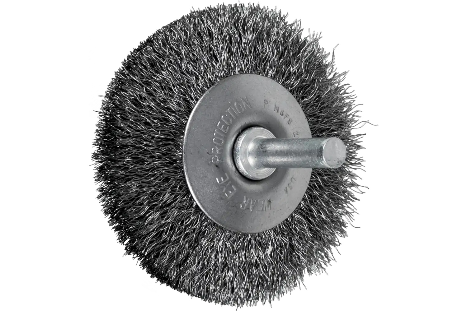 Picture of Pferd Mounted Flared Cup Brush 2-1/2" Dia. .006 Carbon Steel 1/4" Shank